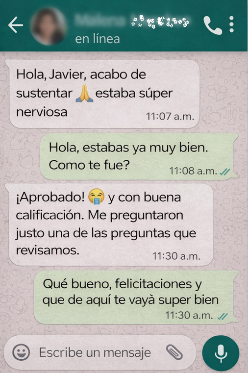 Captura de testimonio de cliente de CAPCENTER